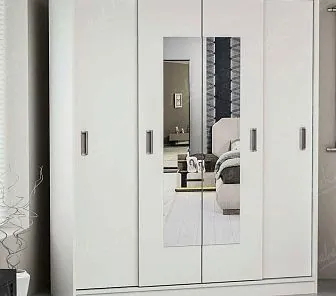 Распашной шкаф «минимализм» из массива дуба SM 500