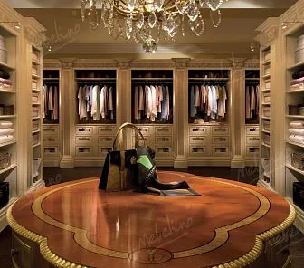 Эксклюзивная гардеробная комната в стиле «классика» G175