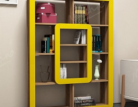 Необычная библиотека желтого цвета BK197