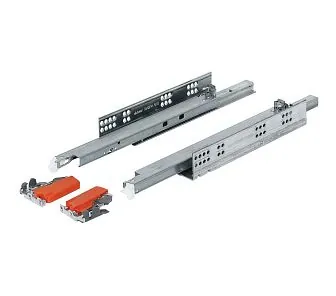 Направляющие TANDEM plus BLUMOTION 500мм полного выдвижения, с замками, для ЛДСП 11-16мм