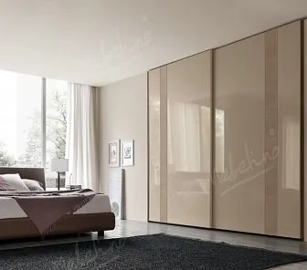 Встроенный двустворчатый шкаф-купе D275