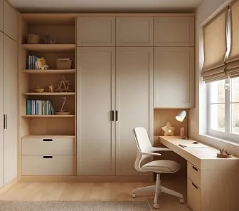 Современный и уютный детский мебельный гарнитур в скандинавском стиле