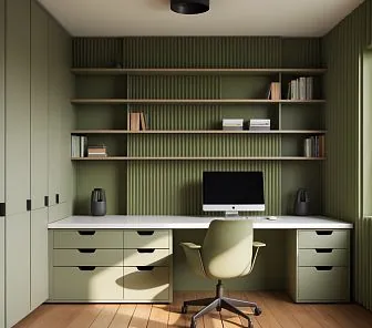 Рабочая зона «Оливковый модерн»