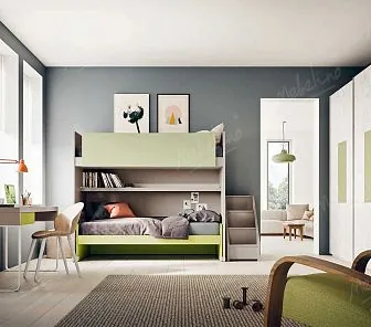 Набор мебели для обустройства комнаты двух подростков Md196