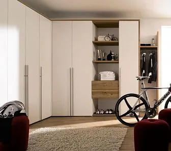 Гардеробный угловой шкаф до потолка RF31