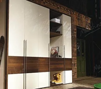 Распашной шкаф с открытой секцией RF192