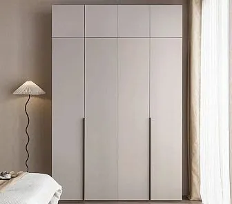 Лаконичный шкаф из ЛДСП c антресолью H195