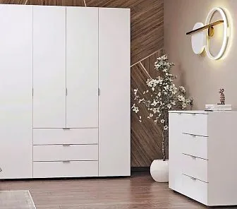 Белый шкаф с лаконичным дизайном G247