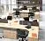 Офисный стол с перегородками из массива бука OM 215