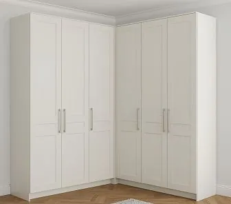 Элегантный угловой шкаф в современном стиле