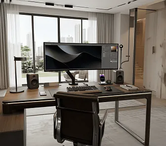 Современный стол для домашнего кабинета